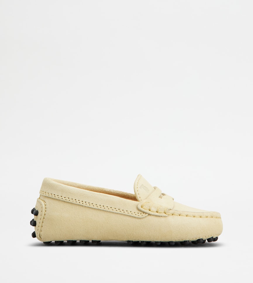 Junior Gommino Driving Shoes in Suede - Side view