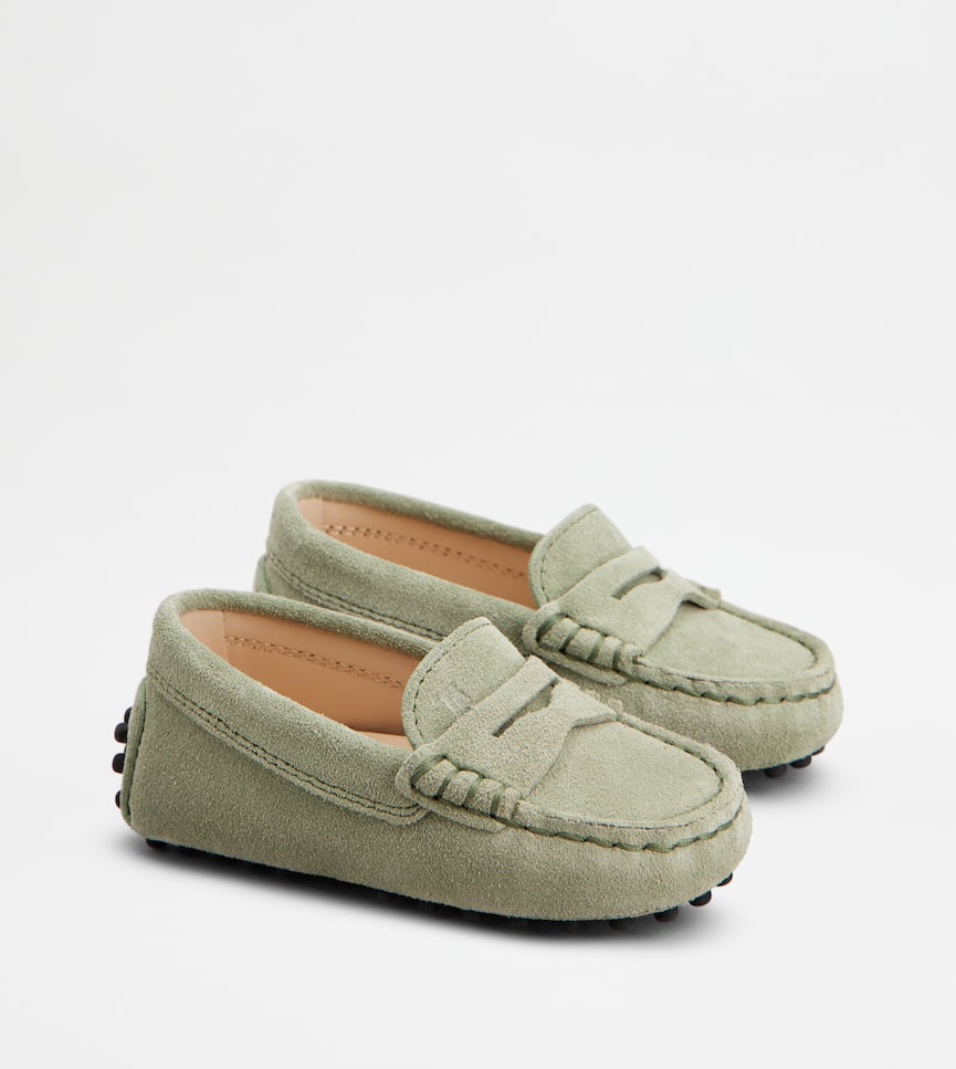 Junior Gommino Driving Shoes in Suede - 대각선