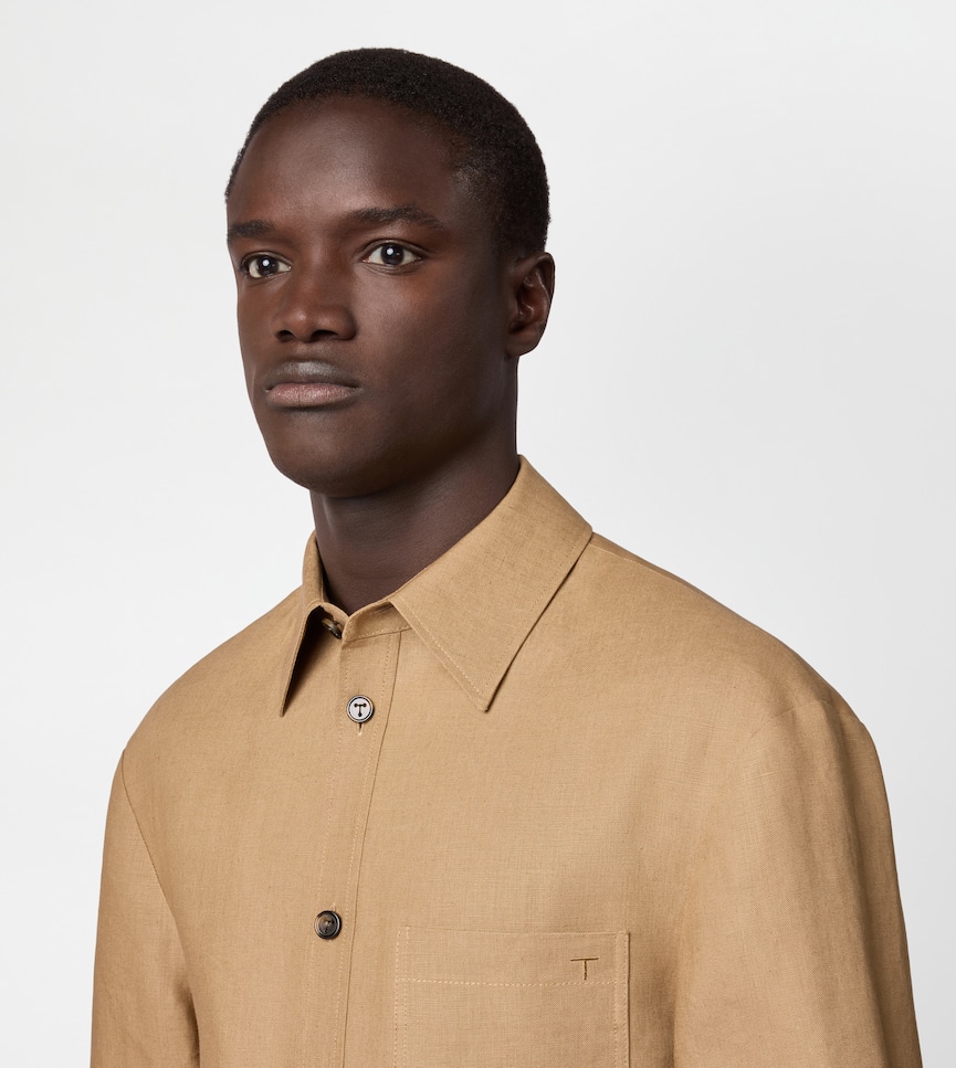 Shirt in Linen - Detailing