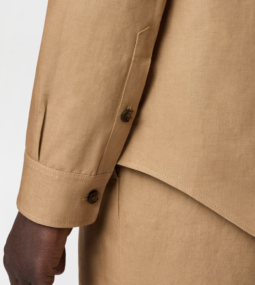 Shirt in Linen - Detailing