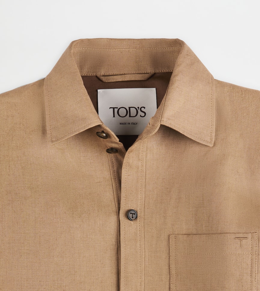 Shirt in Linen - Detailing