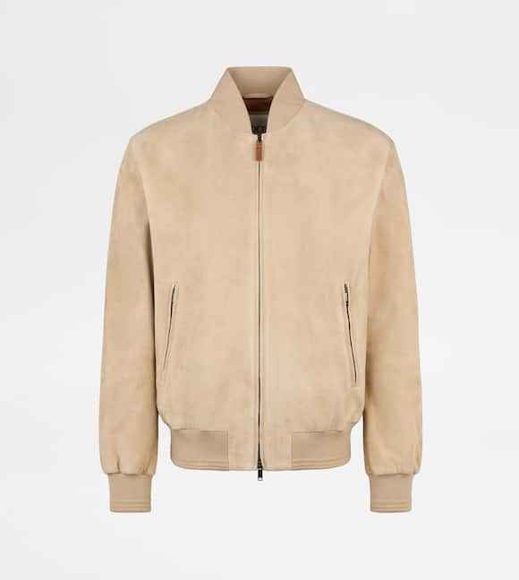 ADA_PRODUCT_ITEM_IMAGE Pashmy Bomber Jacket in Suede