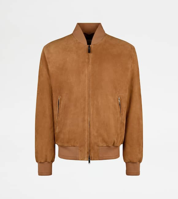 ADA_PRODUCT_ITEM_IMAGE Pashmy Bomber Jacket in Suede