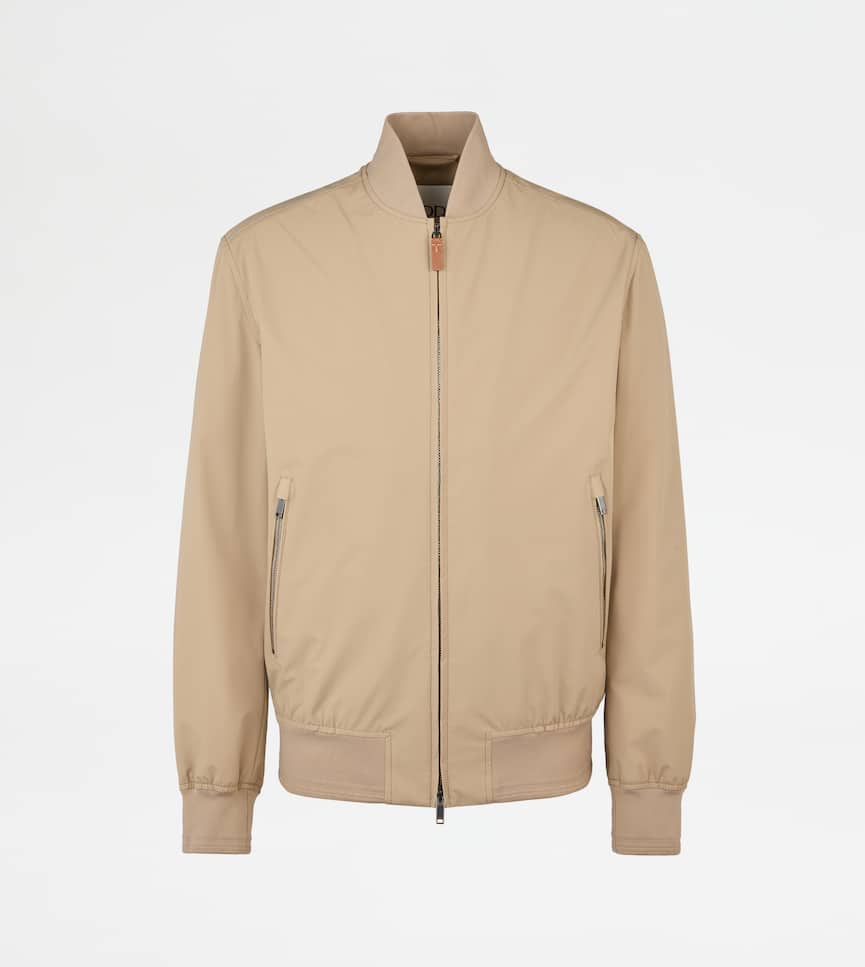 Bomber Jacket in Technical Fabric - Front view