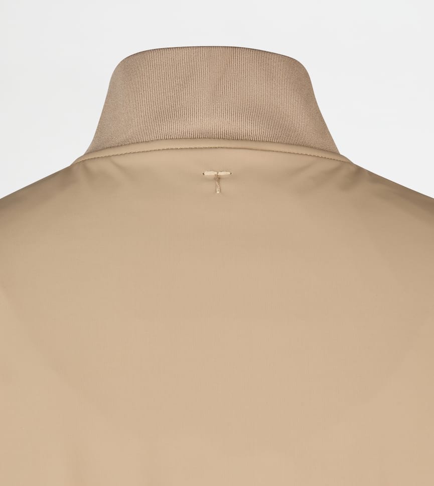 Bomber Jacket in Technical Fabric - Detailing