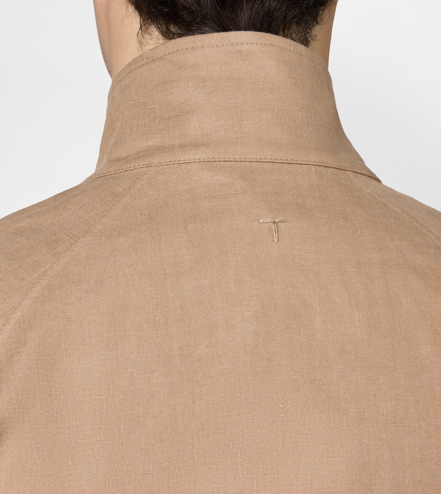 Jacket in Linen - Detailing