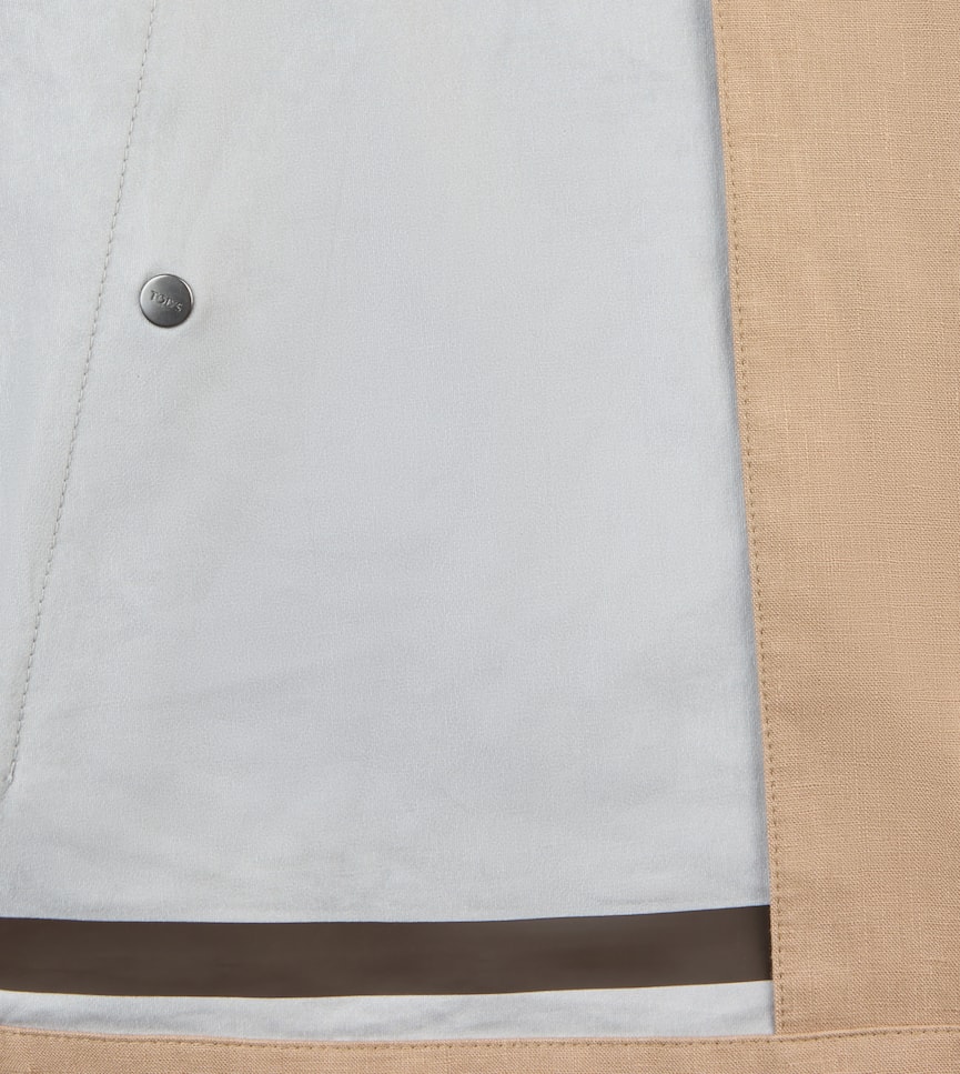 Jacket in Linen - Detailing