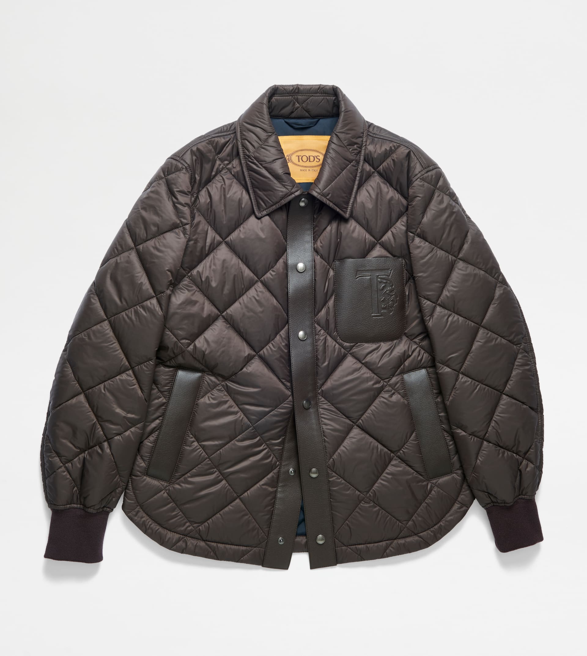 quilted jacket brown