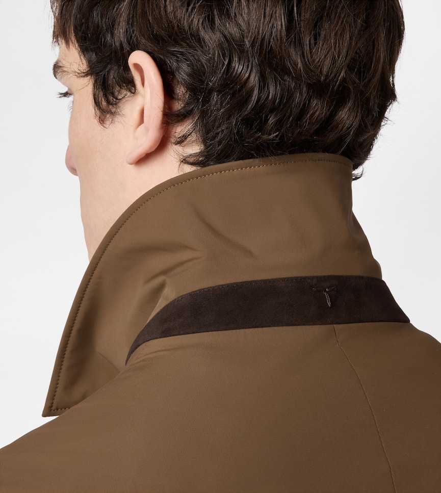 Car Coat in Stretch Nylon - Detailing