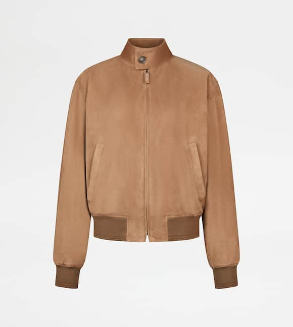 ADA_PRODUCT_ITEM_IMAGE Pashmy Bomber Jacket in Suede