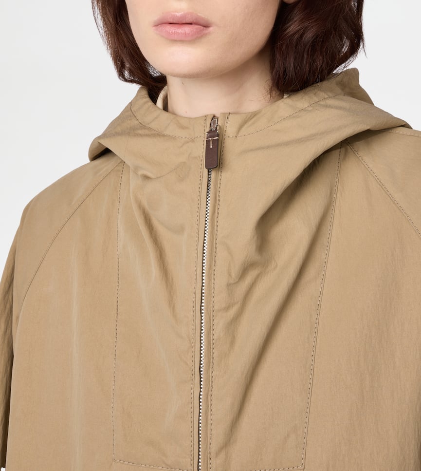 Windbreaker in Technical Cotton - Detailing