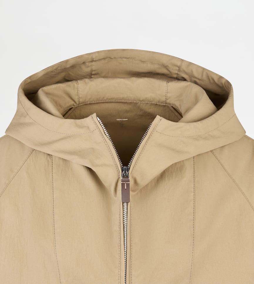 Windbreaker in Technical Cotton - Detailing