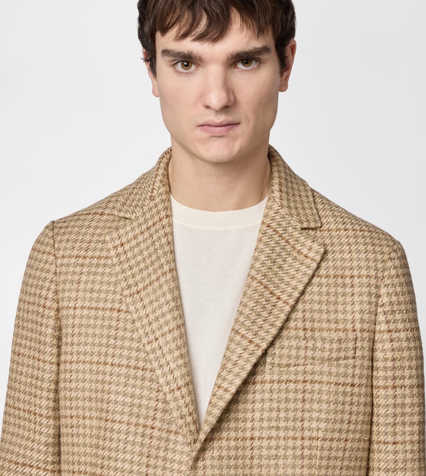 Blazer in Silk Blend Linen - Detailing