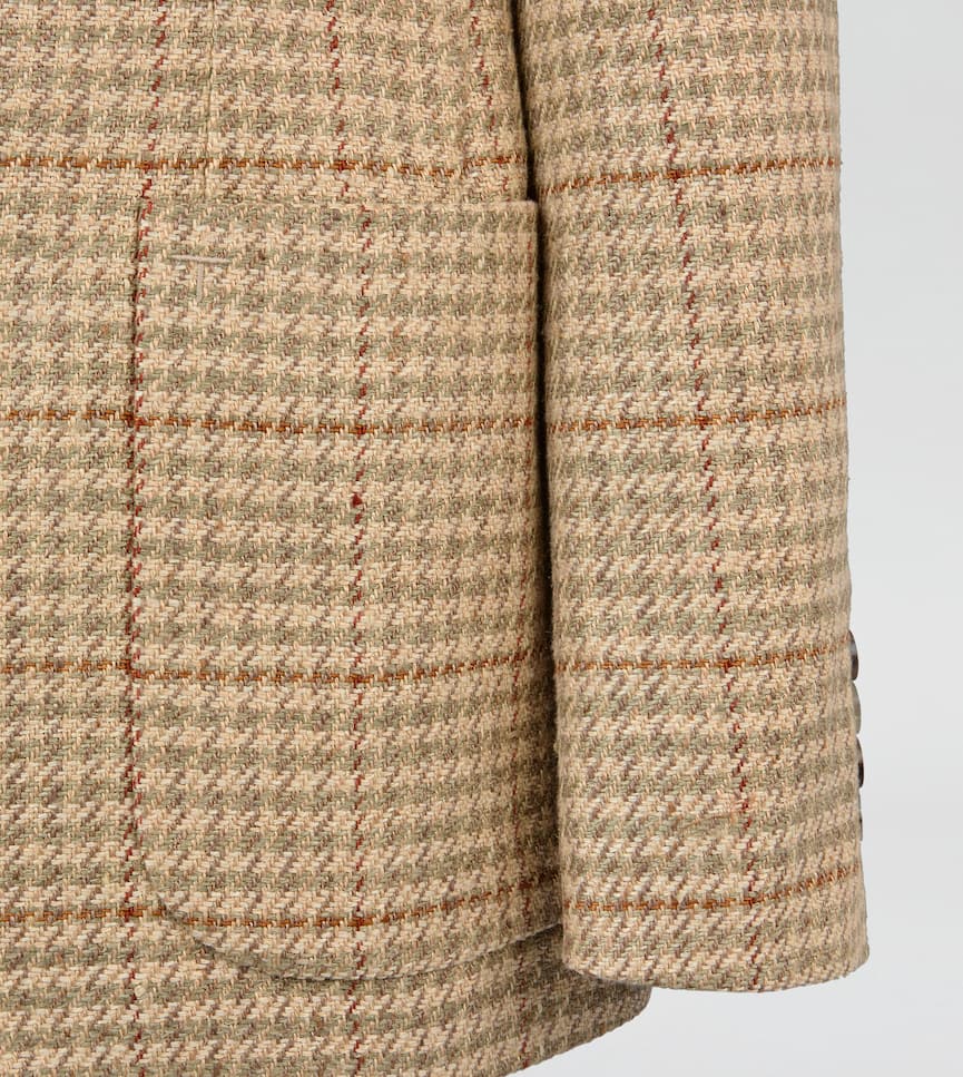 Blazer in Silk Blend Linen - Detailing