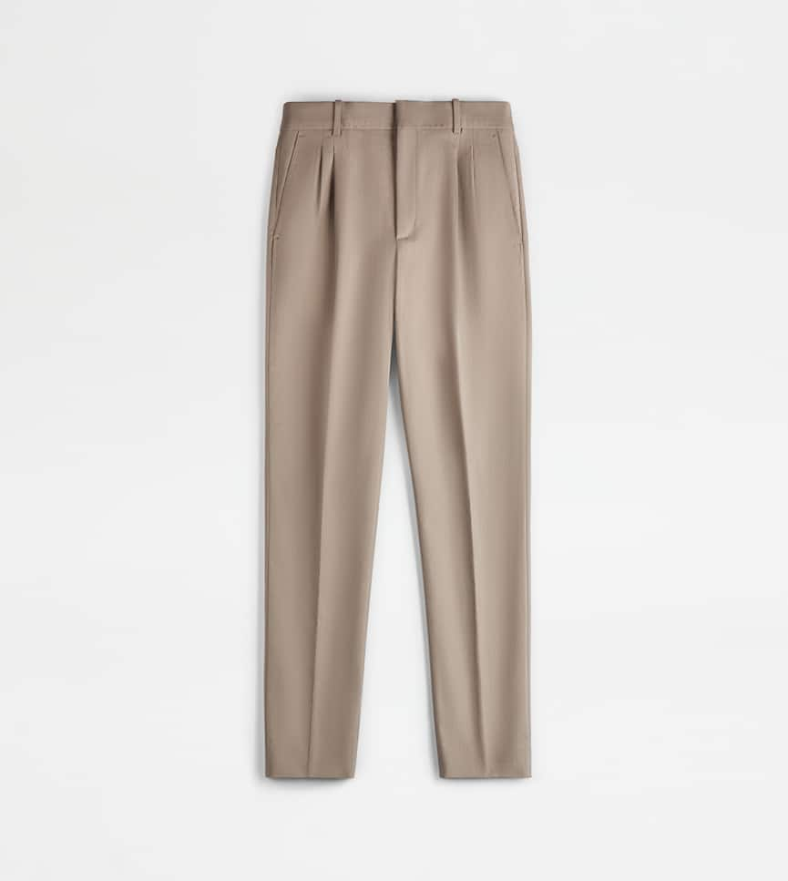 Trousers with Darts - Front view