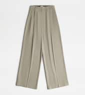 Pantalon avec Pli-BEIGE