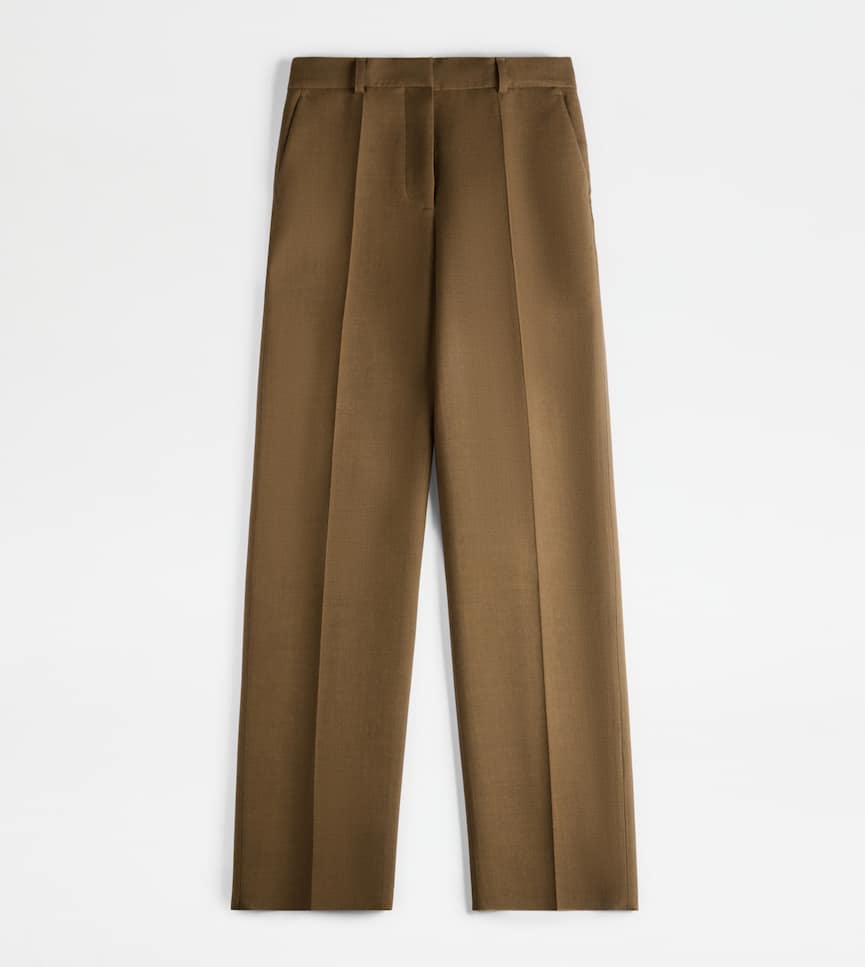 Trousers in Wool - Front view