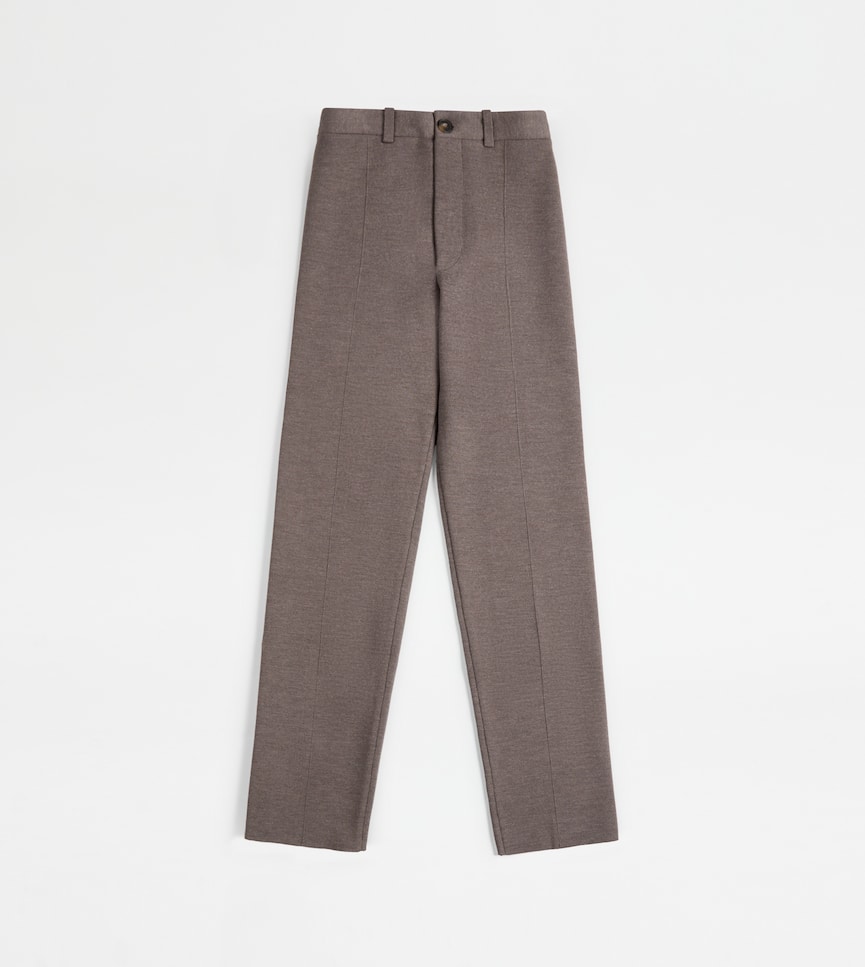 Trousers in Wool - Front view