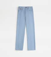 5 Pocket Trousers in Denim-LIGHT BLUE