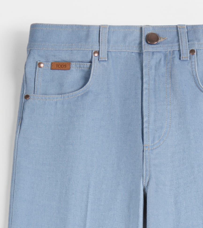 5 Pocket Trousers in Denim - Detailing