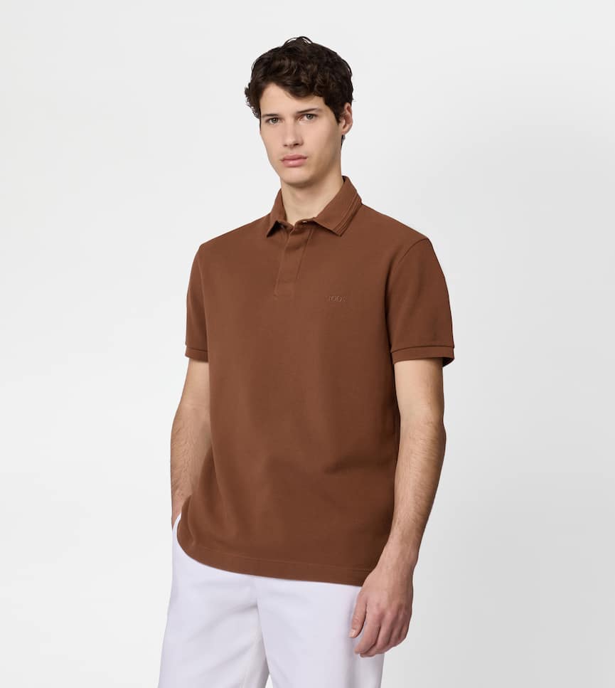 Polo Shirt in Piquet - On body