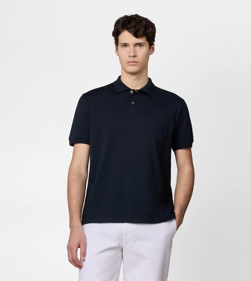 Polo Shirt in Jersey - On body