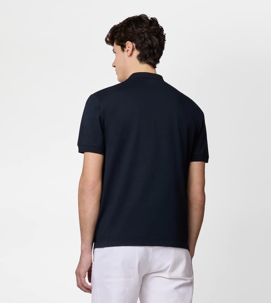 Polo Shirt in Jersey - On body