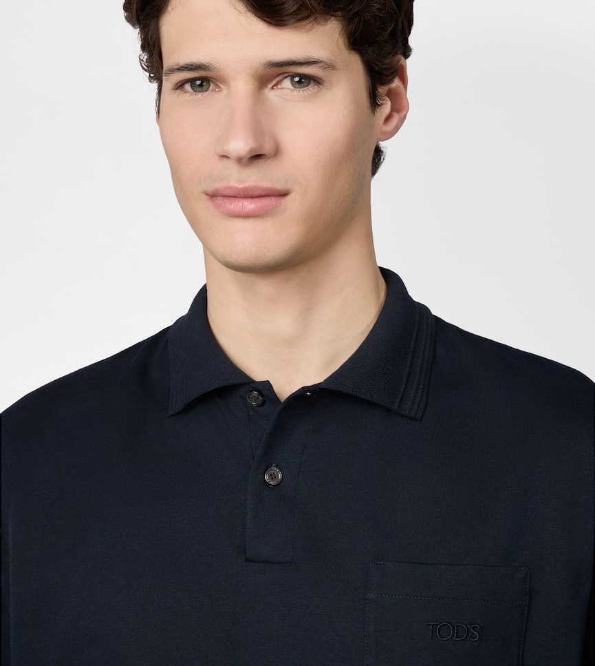 Polo Shirt in Jersey - Detailing