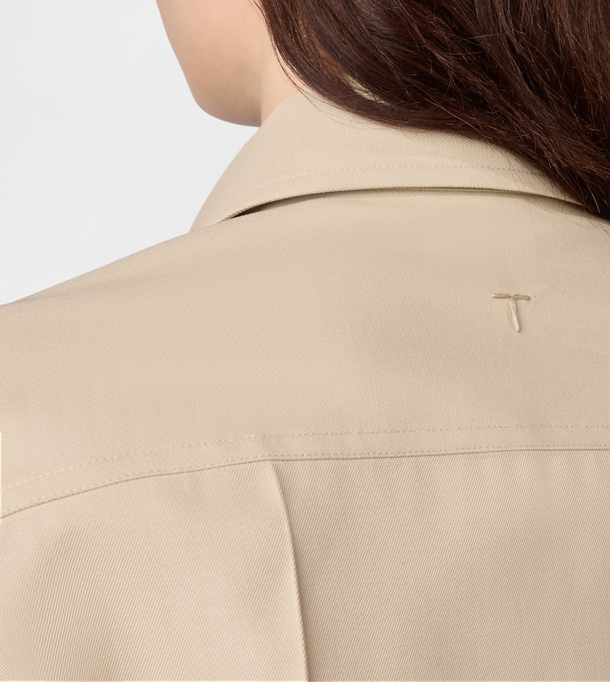 Shirt in Gabardine - Detailing