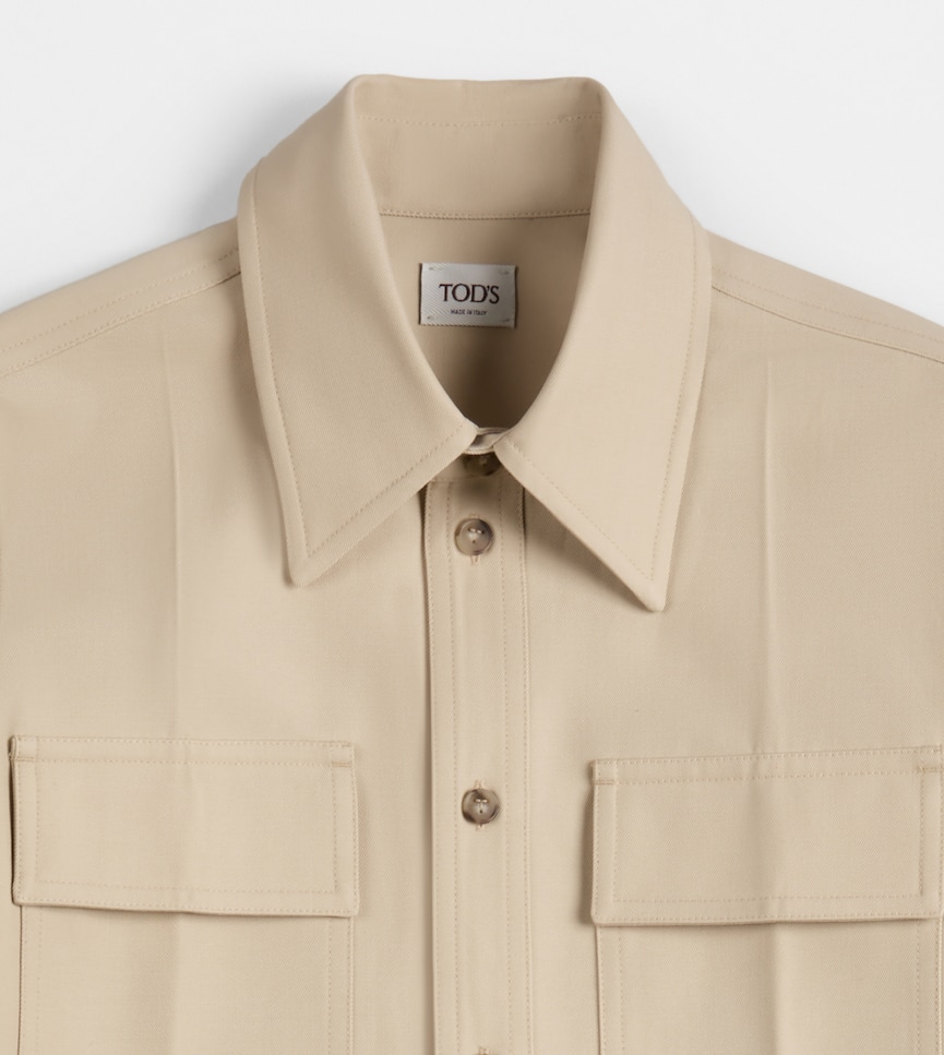 Shirt in Gabardine - Detailing