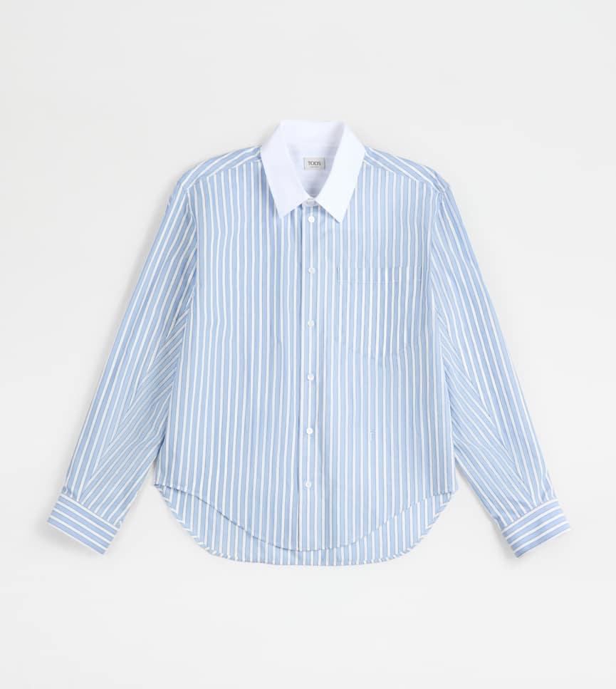 Shirt in Poplin - Front view