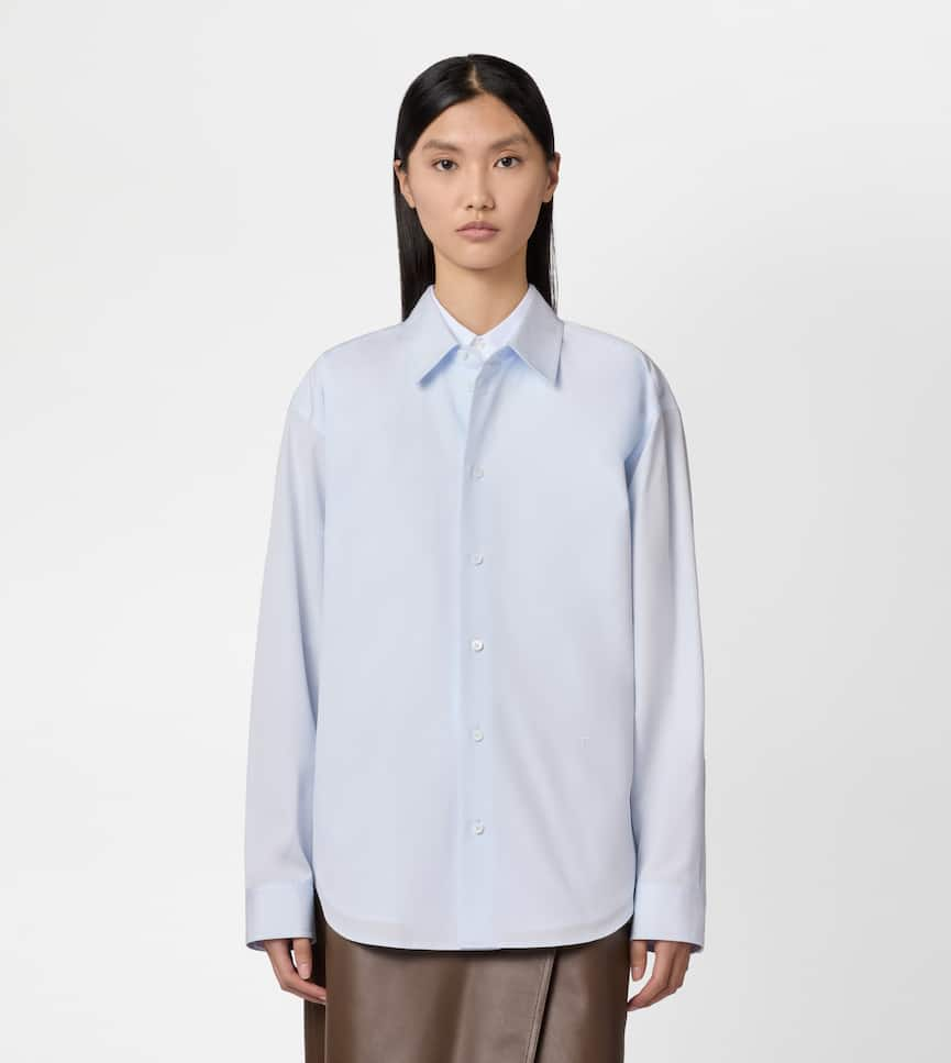 Shirt in Poplin - On body