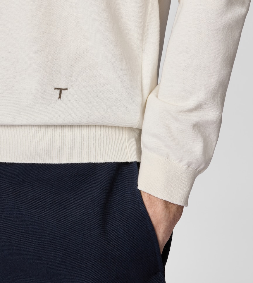 Polo Shirt in Cotton Knit - Detailing