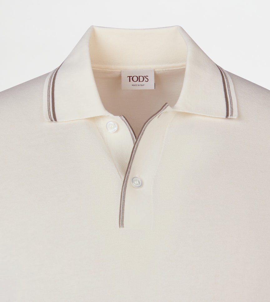 Polo Shirt in Cotton Knit - Detailing