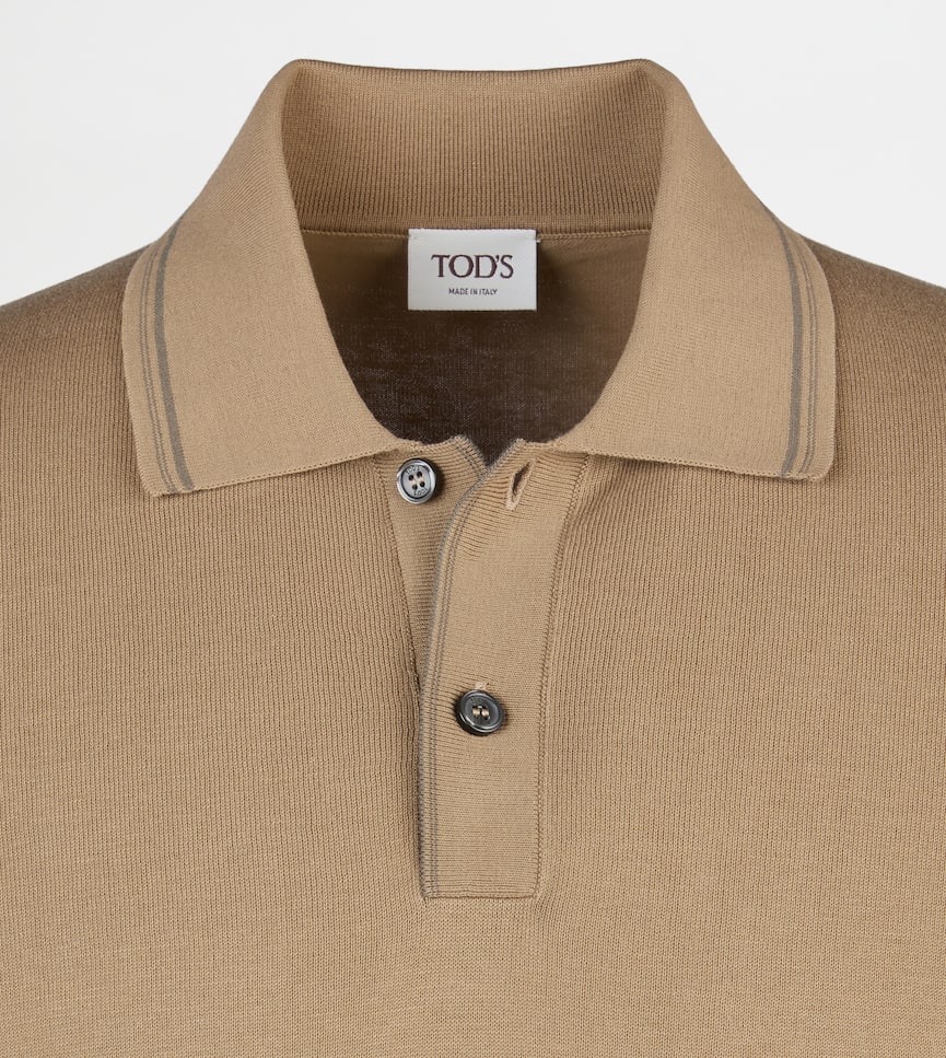 Polo Shirt in Cotton Knit - Detailing