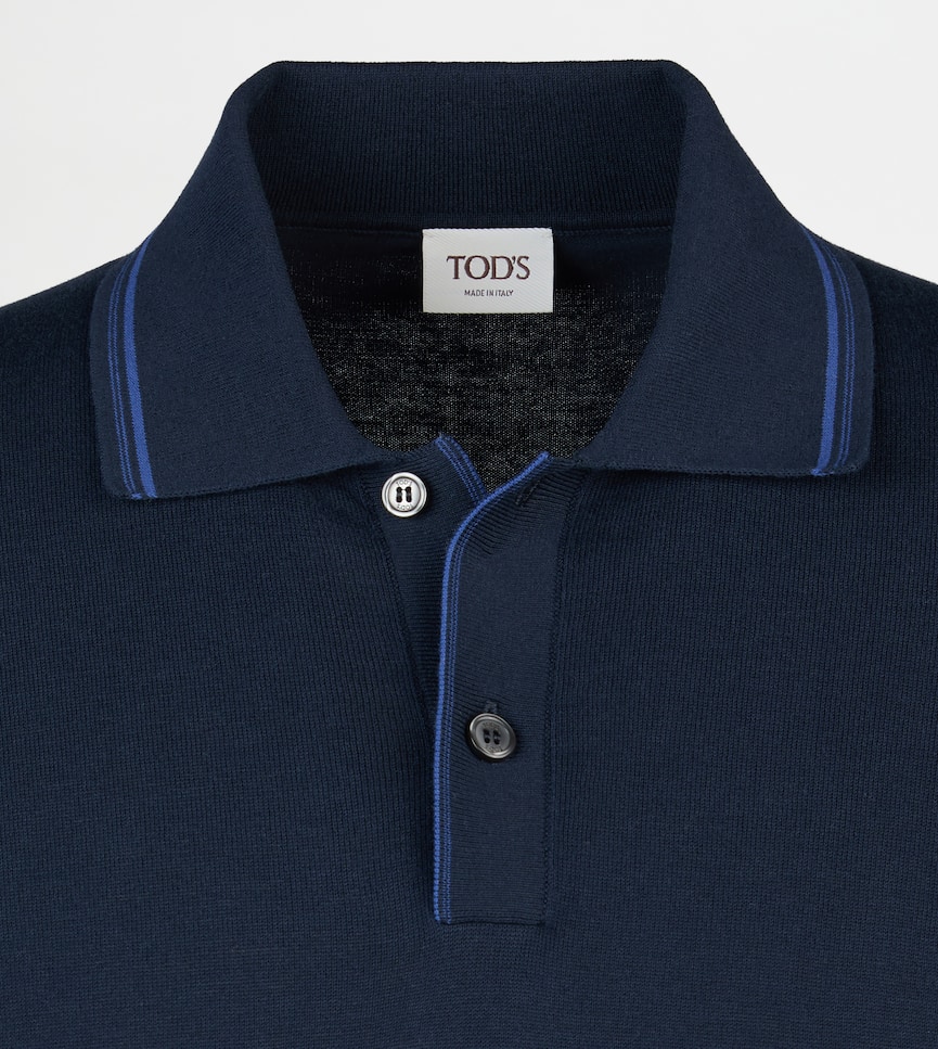 Polo Shirt in Cotton Knit - Detailing