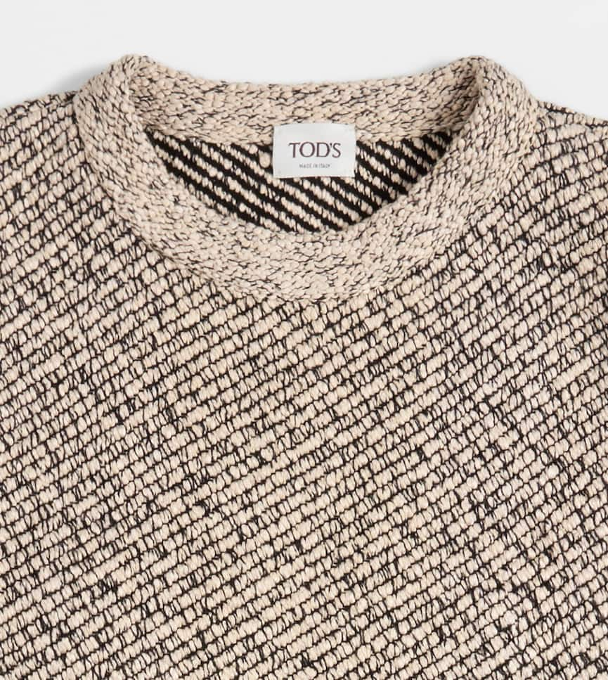 Top in Mouliné Knit - Detailing