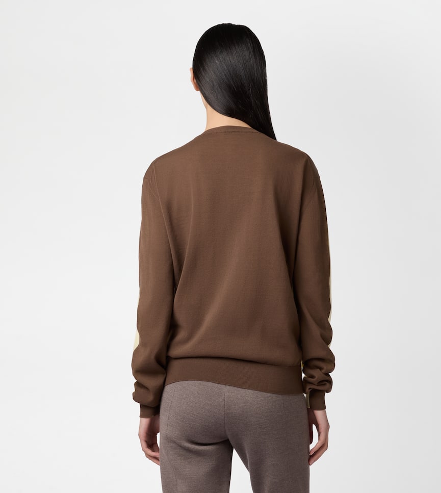 Round-neck Jumper in Cotton - On body