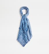 Scarf in Linen-BLUE