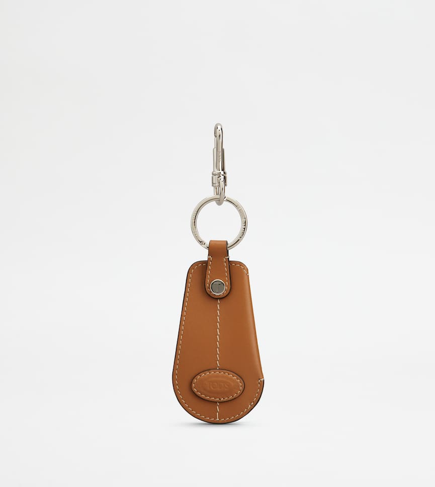 Key Holder in Leather with Shoehorn - Front view