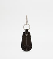 Key Holder in Leather with Shoehorn-BROWN