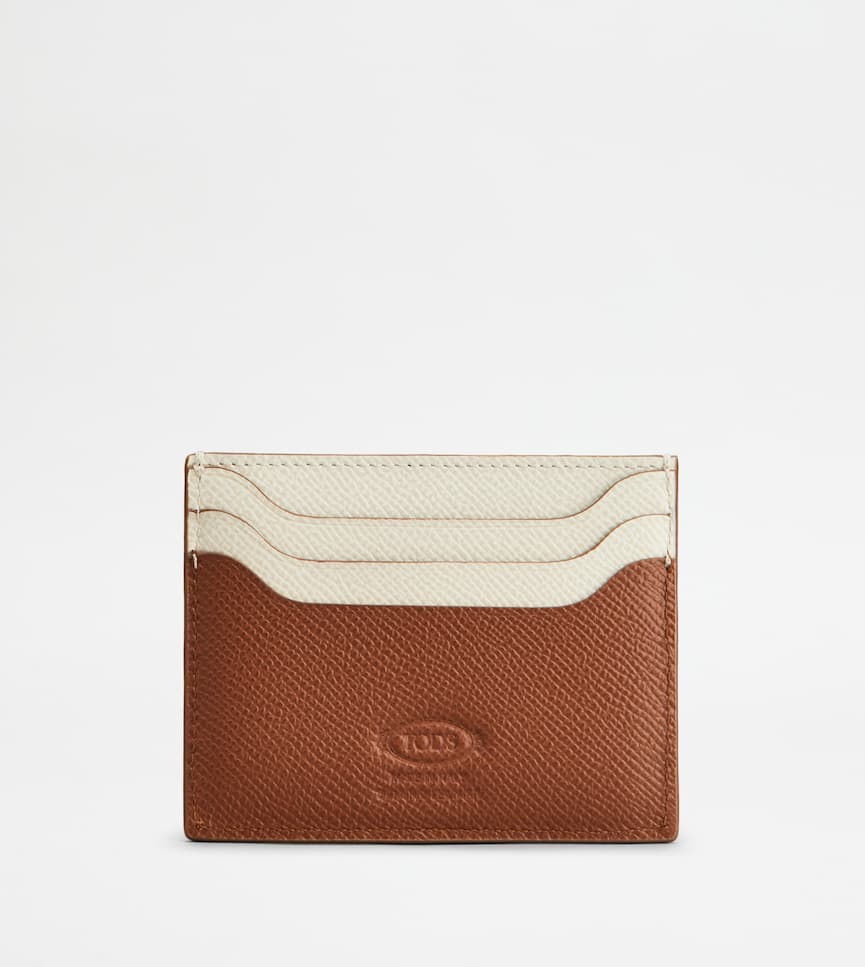 Card Holder in Leather - Rear view