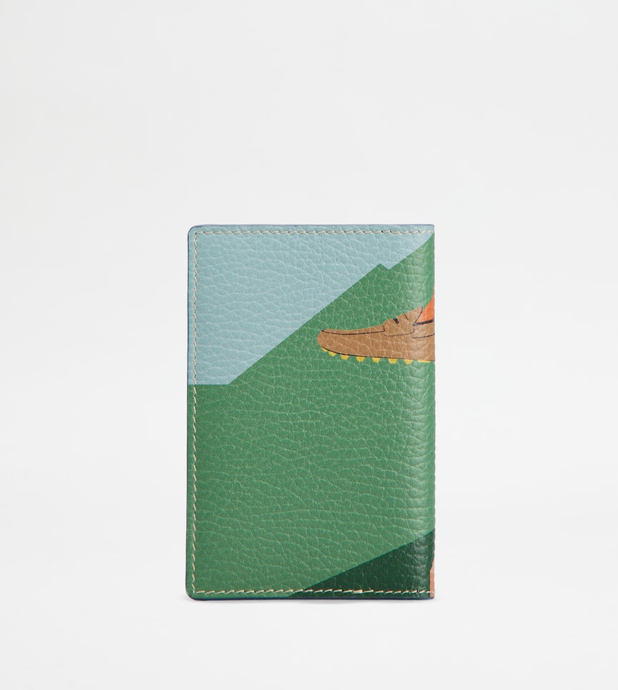 Card Holder in Leather - Rear view