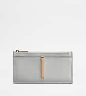 Cartera en Avestruz-GRIS