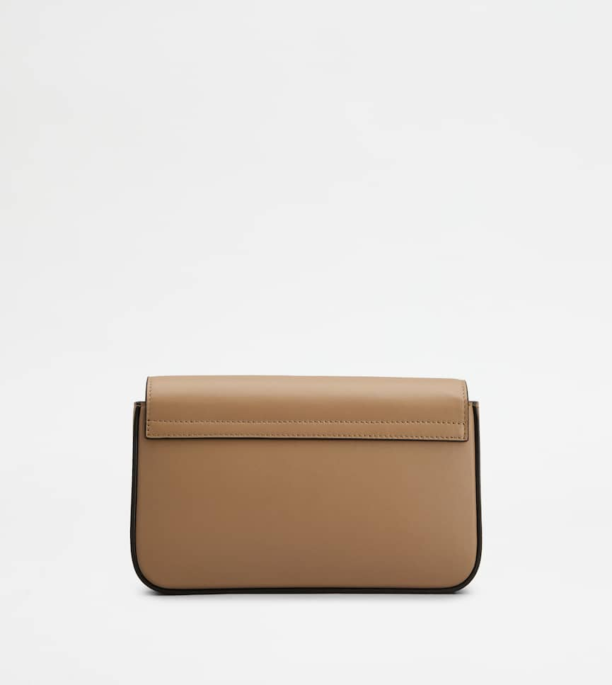 Mini Flap Bag in Leather - Rear view