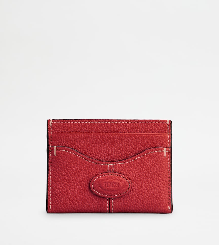 Card Holder in Leather - Rear view