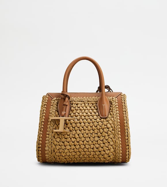 ADA_PRODUCT_ITEM_IMAGE Bolso Shopping T Timeless en Rafia y Piel Mini