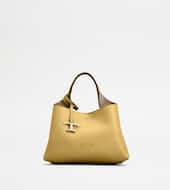 Bag in Leather Micro-YELLOW