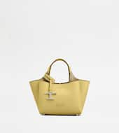 Bag in Leather Micro-YELLOW