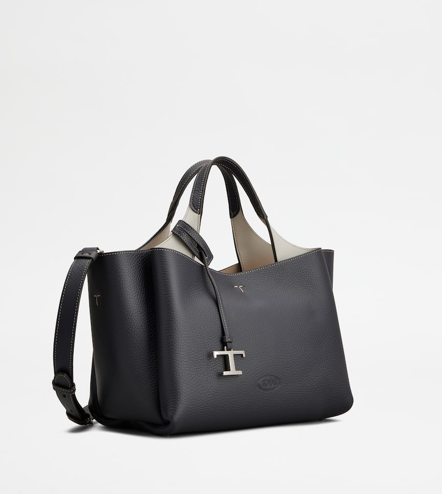 Bag in Leather Mini - Three-quarter view